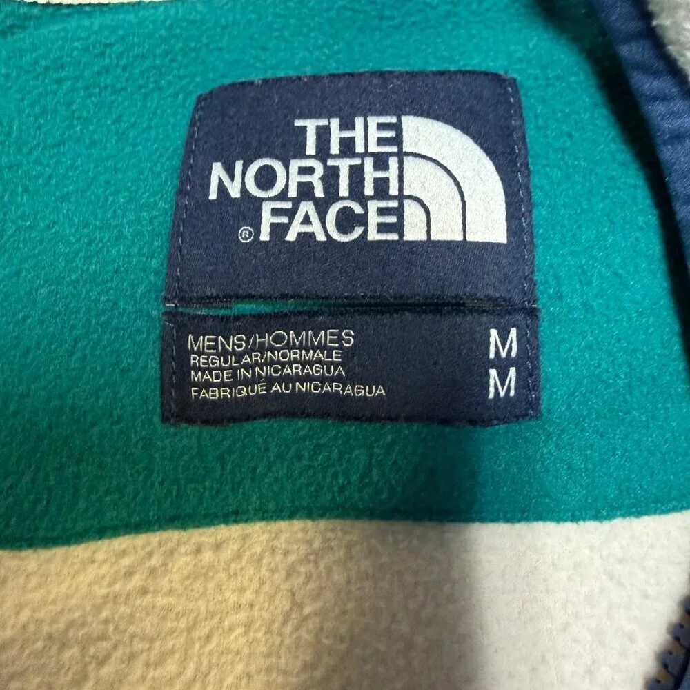 The North Face Glacier Alpine Fleece‎ Jacket Men’s Medium Green/Blue EUC
